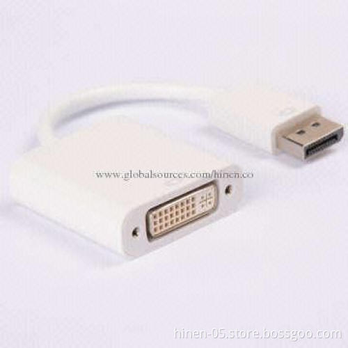 DisplayPort to DVI Adapter, 1,080P DVI Highest Video Resolution